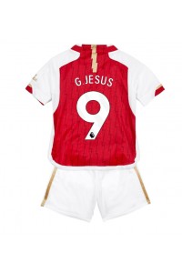 Arsenal Gabriel Jesus #9 Babyklær Hjemme Fotballdrakt til barn 2023-24 Korte ermer (+ Korte bukser)